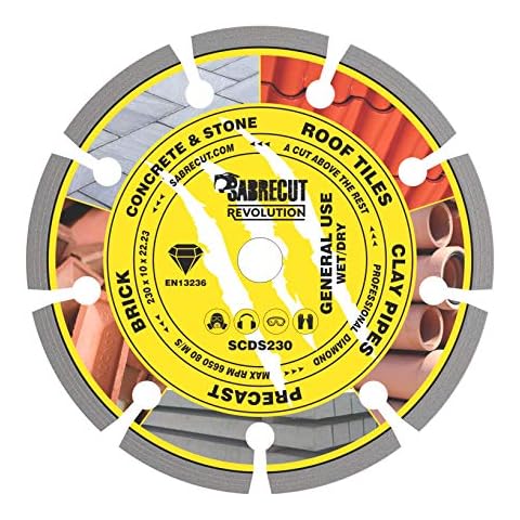 SabreCut 230mm Segmented Diamond Circular Blade Cover