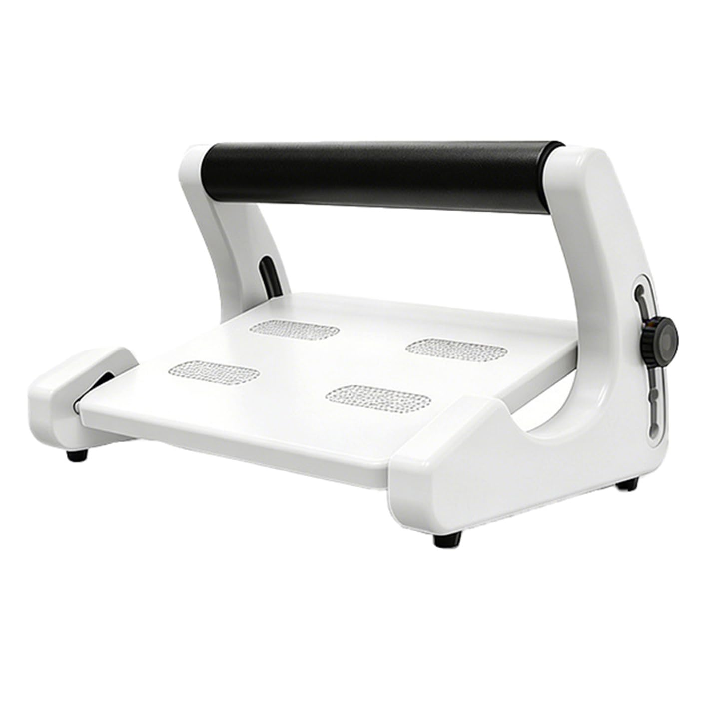 Adjustable Foot Stool Under Desk, PP Foot Rest Step Stool for Home and Office(White)