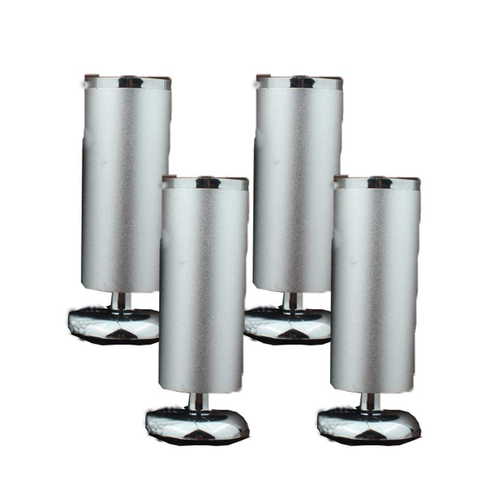 Gambe per mobili Gambe per tavoli in Metallo Piedini per mobili Piedini in Lega di Alluminio Piedini di Ricambio Rotondi Alzate per mobili Gambe per divani Gambe per scrivania Alza