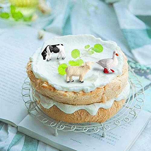 12 Stücke Kunststoff Similation Bauernhof Tiere Figuren Modell Pädagogisches Erkenntnis Spielzeug, Figure Realistische… – Bild 6