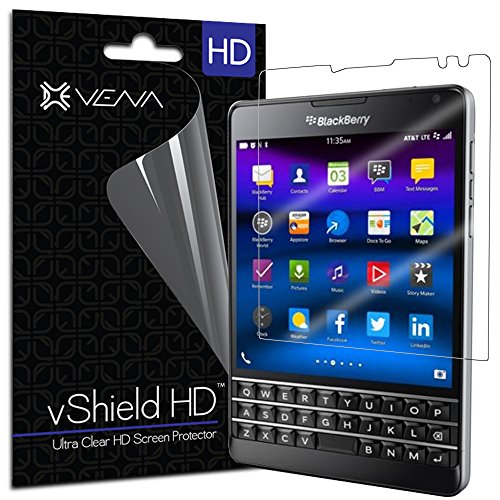 BlackBerry Passport (AT&T) Screen Protector - VENA vShield [Ultra Clear HD] Anti-Scratch Shield with Lifetime Replacement Warranty for AT&T BlackBerry Passport (3 Pack)
