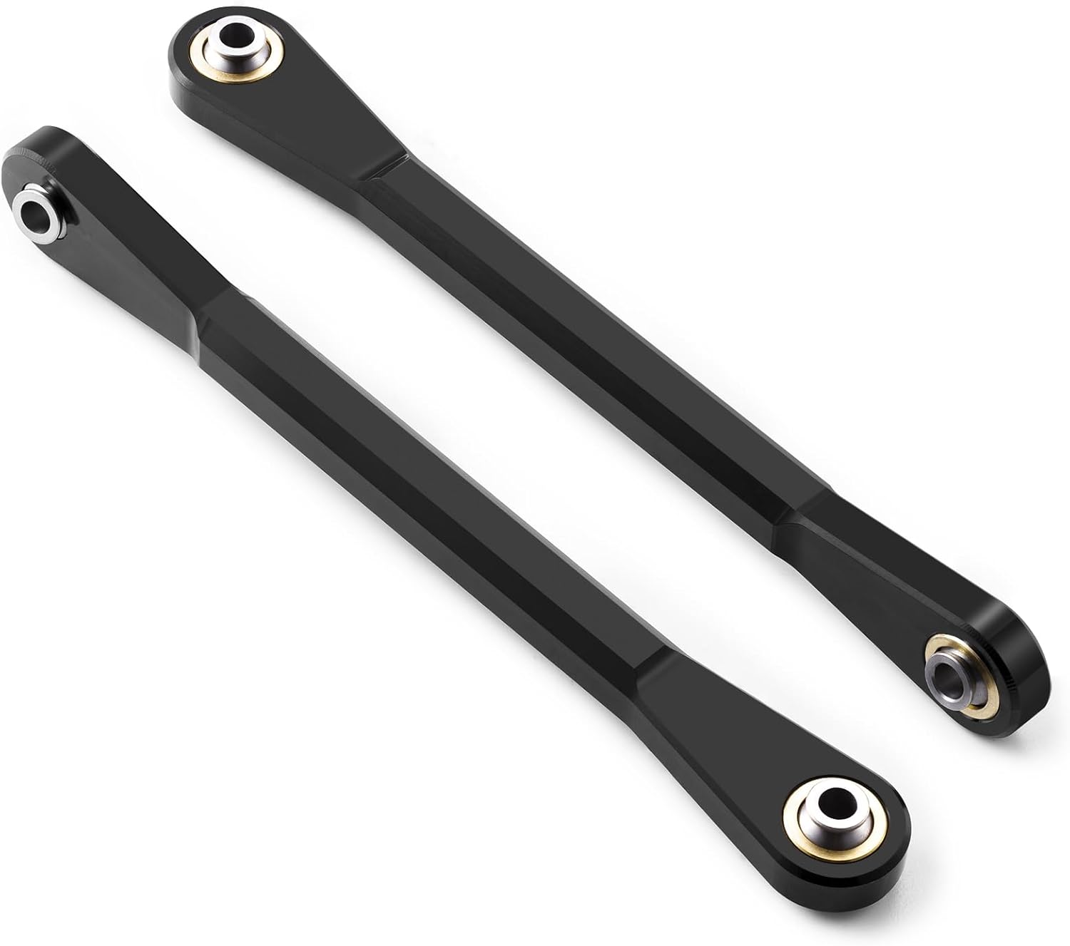 2PCS Aluminum Steering Tie Rods Upgrade Parts for 1/10 Losi Hammer Rey U4 RC Crawler Car
