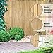 Jollybower 6Ft High x 8 Ft Long x 0.7In D Bamboos Screen, Natural Bamboo Fence Rolls, Eco-Friendly Bamboo Fencing for Outdoor Balcony Patio Garden Border Pool