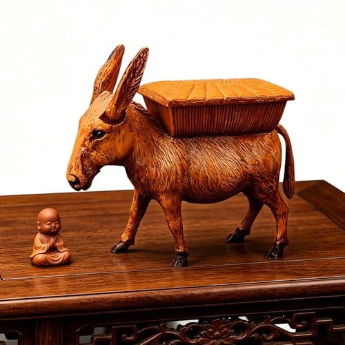 Dispensador de Cigarrillos Vintage con Burro, Diseño Retro con Movimiento de Patadas para Coche, Oficina, Bar, Hogar y Fiesta, Caja Creativa de Cigarrillos Divertida y Decoración Quirky para Fumadores