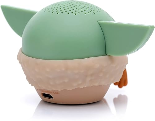 Miniatura 3 de Bitty Boomers - Star Wars The Mandalorian Grogu con los ojos cerrados, mini altavoz Bluetooth, multicolor