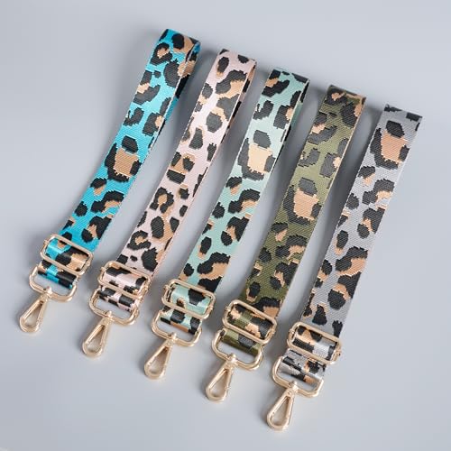 Image of chushui Leopard Print Purse Strap for Women,Adjustable Crossbody Bag Strap