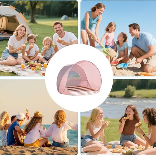Toldo de playa protector para perros y bebés en la piscina 5