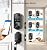 Veise VE07 Fingerprint Smart Lock for Front Door, 7-in-1 Keyless Entry Deadbolt with App Control, with IC Cards