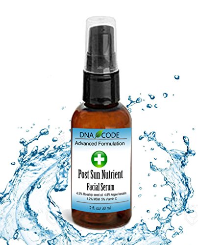 DNA Code-Post Sun Nutrient Facial Serum w/ 5% Vit. C, 4.8% Alge Keratin, 4.2% MSM