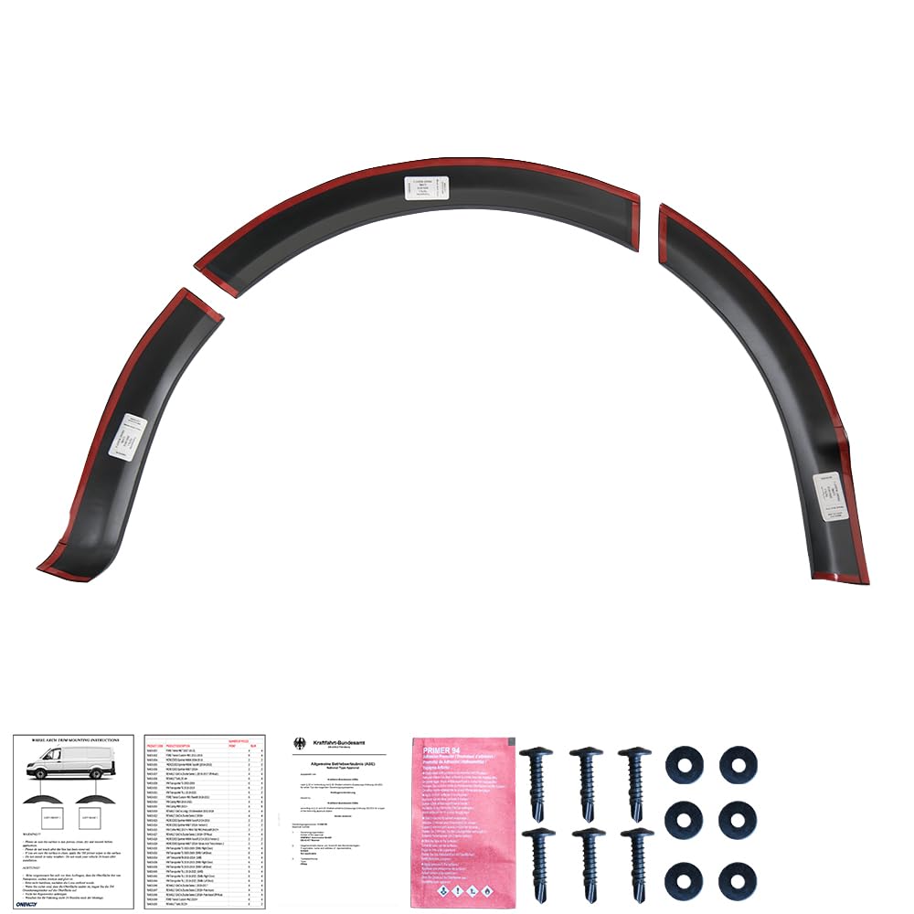 Radlaufleisten kompatibel mit VW Transporter T5/T5.1 2003–2015