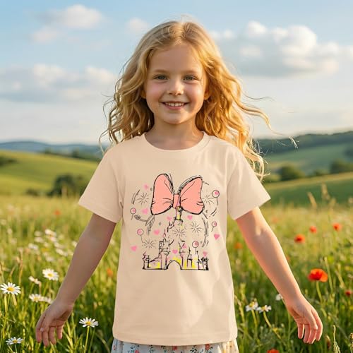 GLIGLITTR Magic Shirt for Toddler Baby Girls Magical Kingdom Tshirt Cute Castle Outfit Holiday Family Vacation Summer Tee Top - Image 6