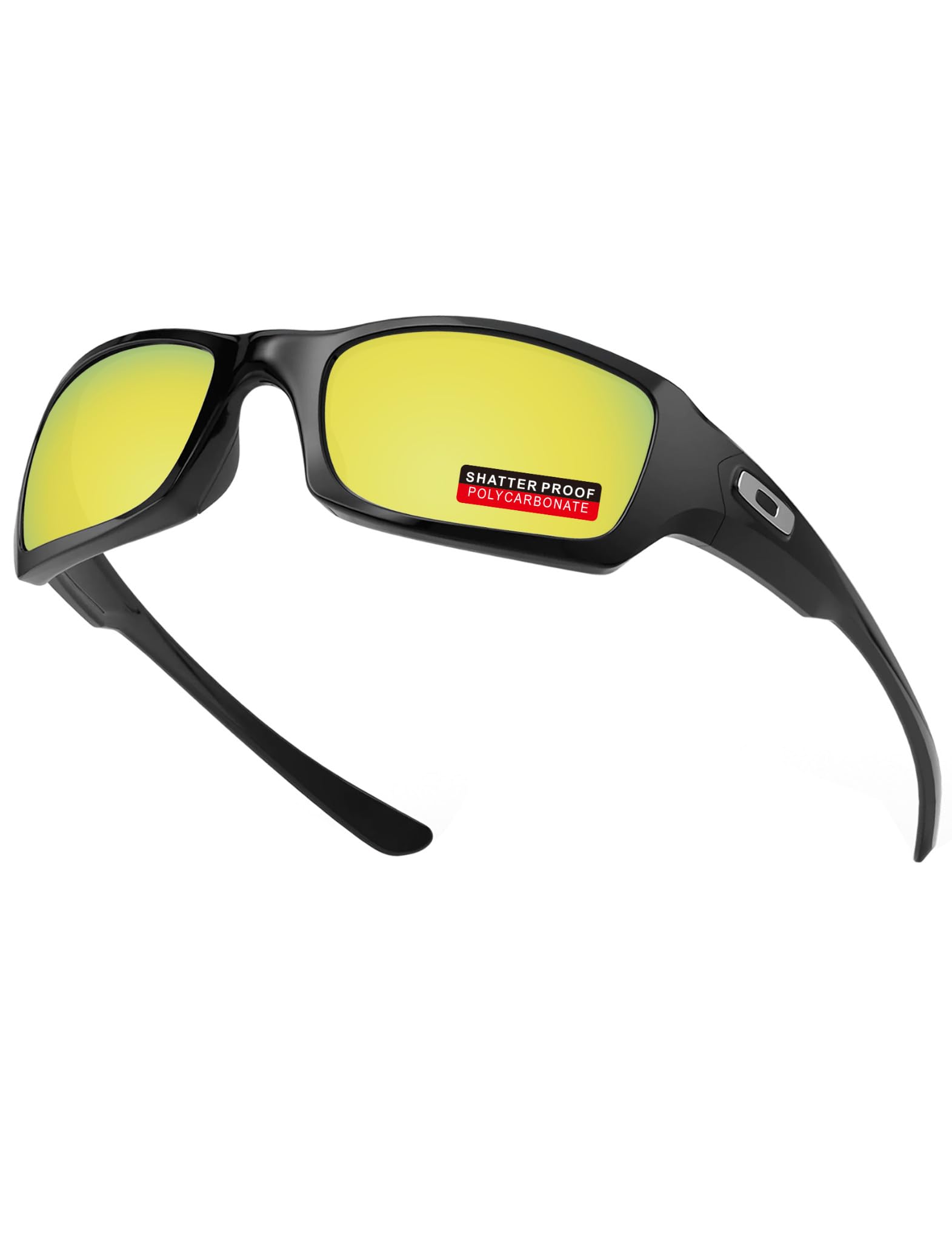 PRO+ Lentes de repuesto de policarbonato y almohadillas para la nariz para gafas de sol Oakley Fives Square (4+1)² OO9238