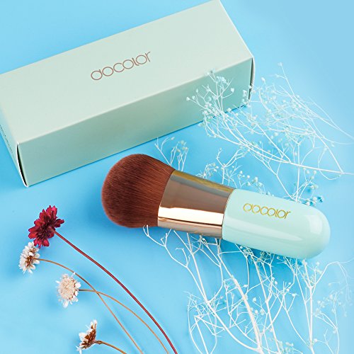 Docolor Kabuki Foundation Face Powder Brush Portable Makeup Cosmetic Tool (Green) - Thumbnail 7