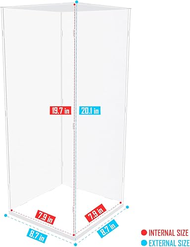 Vista 113 de Choowin Vitrina de acrílico para Lego Infinity Gauntlet 76191 para Lego Gauntlet 76223 para Lego Display Estuches de acrílico transparente grueso