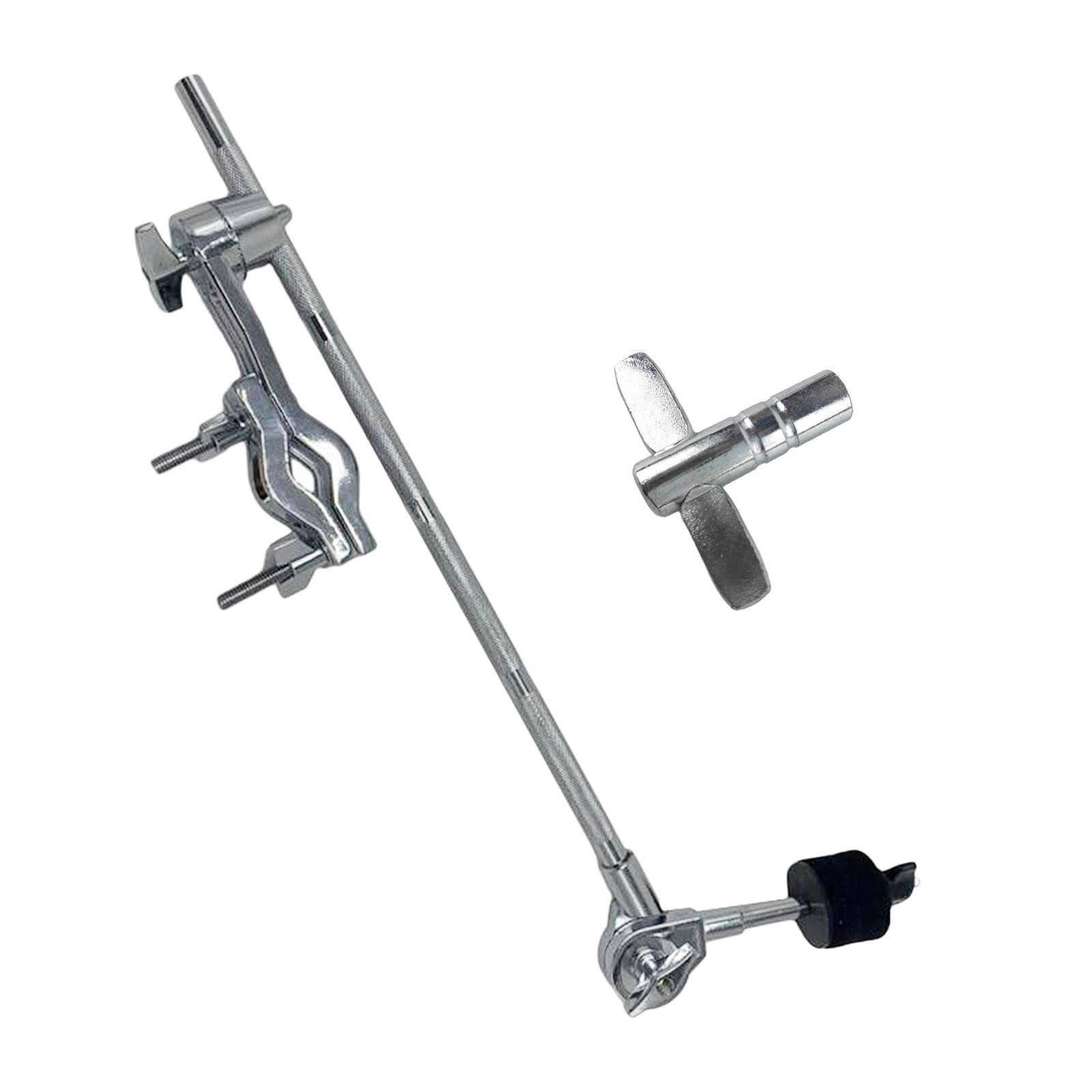 Abrazadera de extensión para soporte de platillos Fácil | Brazo ajustable Compatible con la mayoría de baterías estándar para una mejor ejecución Extensión de rack de batería