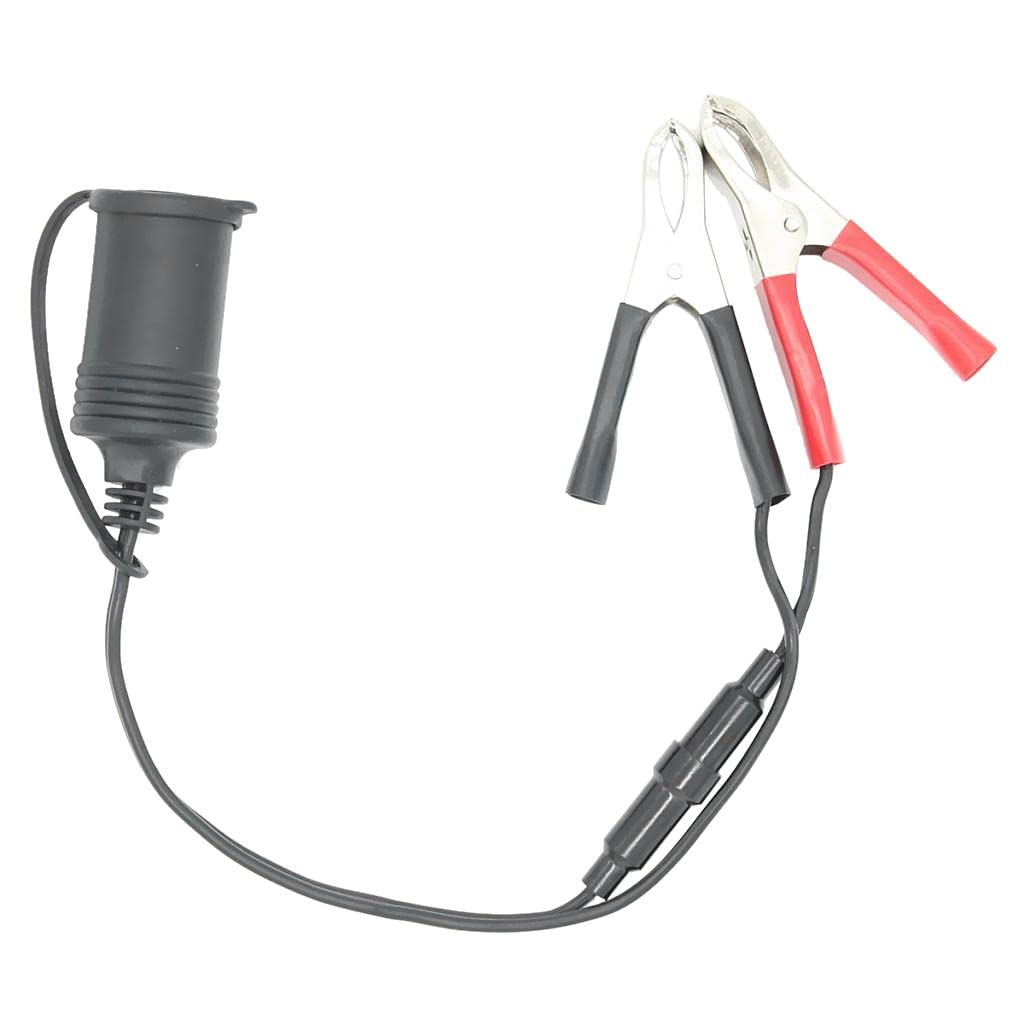 12-24V Power Motorcycle Boat Car Cigarette Lighter Socket Plug Clip 25cm-image-28