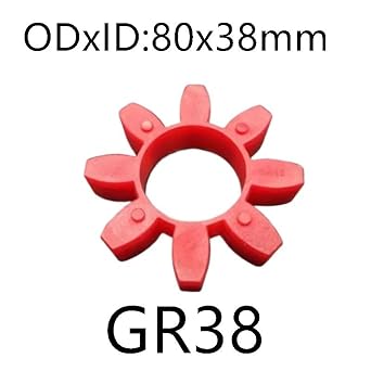 1pc Urethane Shaft Coupling Coupler Buffer, GR38 Spider Insert Open Center Elastic Buffer, Flexible Coupling Element Kit