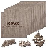 Freyeeti 10 Piezas Contrachapado, Modelado