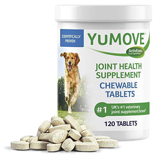 Lintbells YuMOVE Gewrichtstabletten Voor Honden, Lippenscheltje, Glucosamine En Choindroitine, Hoge Acceptatie, 120 Tabletten