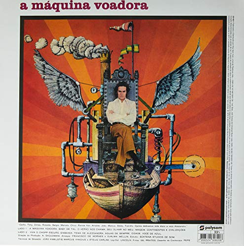 Ronnie Von, LP A Máquina Voadora- Série Clássicos Em Vinil [Disco de Vinil]