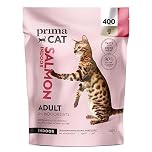 PrimaCat - Complete Dry Salmon Flavoured Cat Food, Indoor Adult Cat Food, 400g- Amazon Exclusive
