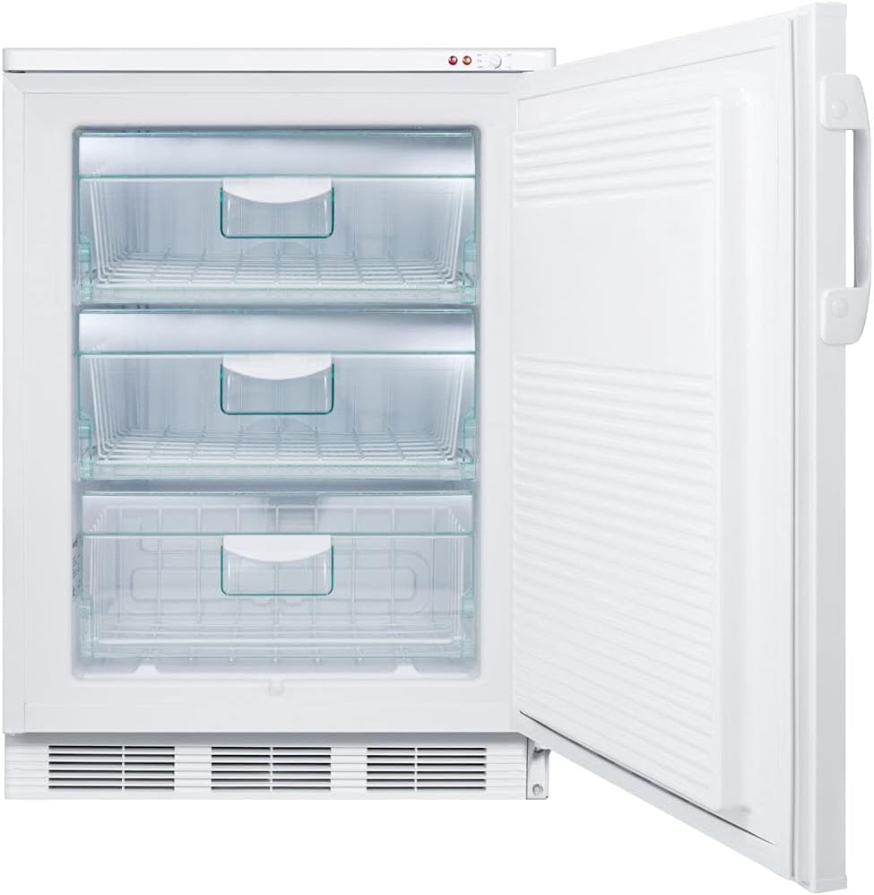 Summit VT65ML7BI Upright Freezer, White