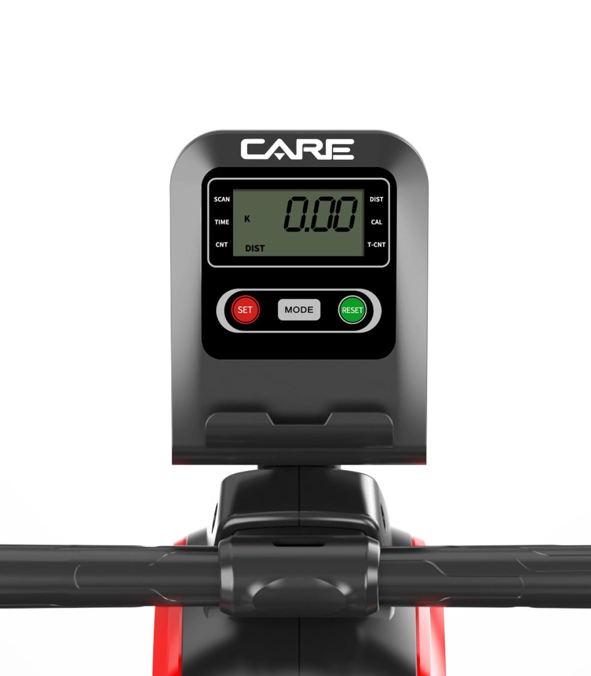 Care Fitness - Vogatore - Elancy - Pedali Antiscivolo - Freno Magnetico Silenzioso - 16 Livelli di Resistenza - 7 Funzioni