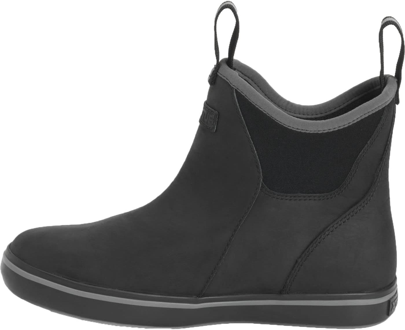 Xtratuf Women's 6 Inch Leather Ankle Deck Boot Black 6