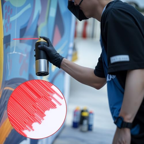 100 pitillos rojos largos para aerosol de 12 cm miniatura 7