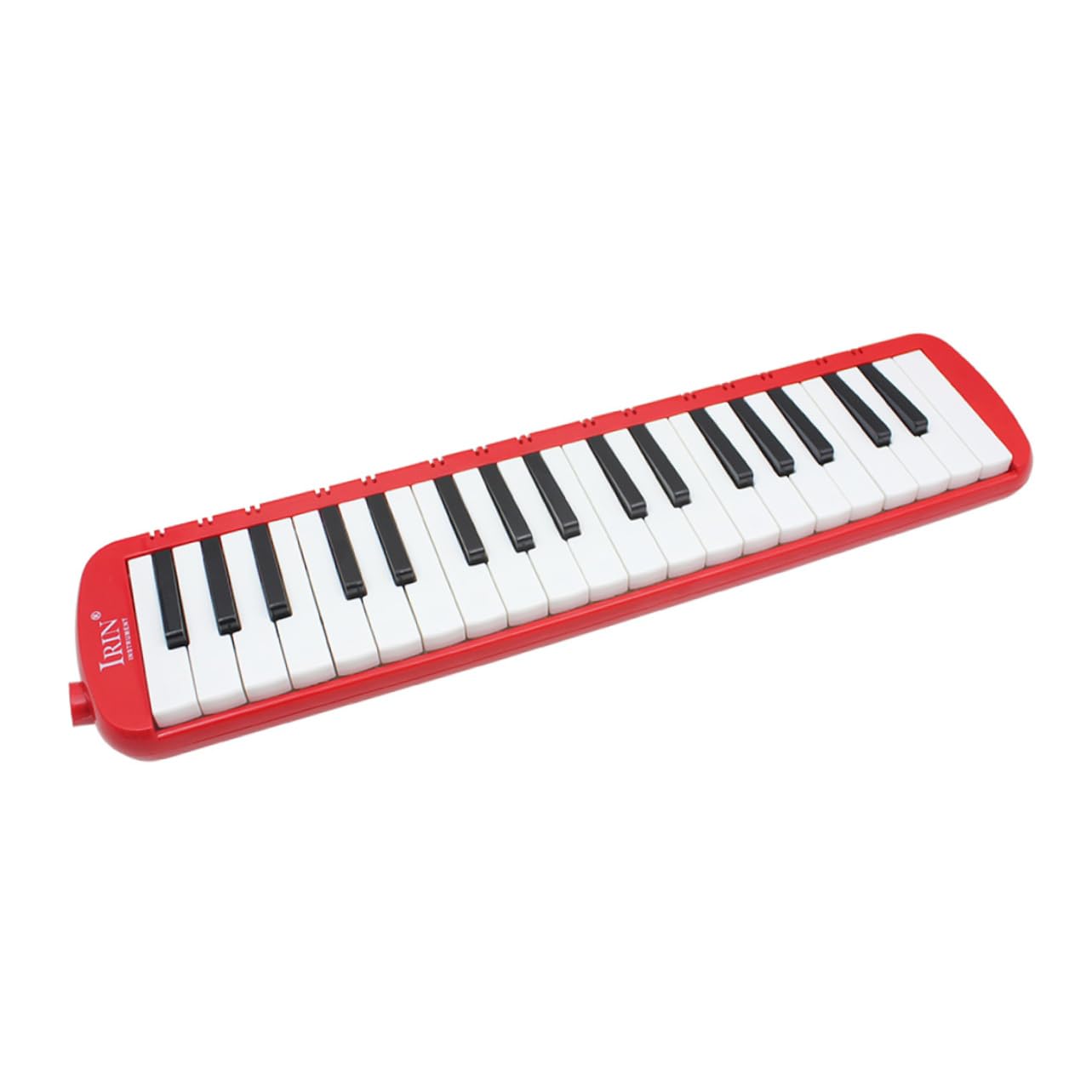 Strumento Musicale Armonica Melodica con Custodia a 37 Tasti | Rosso, Abs Leggero, senza Batterie, Borsa Inclusa, per Principianti e Amanti della Musica