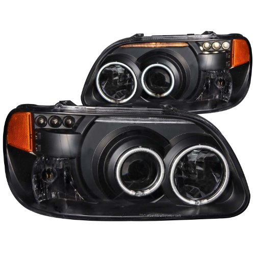 Anzo USA 111132 Ford Explorer Projector 1 Pc Black Clear Amber Headlight Assembly - (Sold in Pairs)