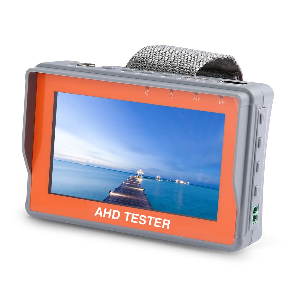 Monitor Tester Portatile Ricaricabile per test telecamere sorveglianza AHD 1080P / 5MP HD AHD Telecamera Analogica 4,3" LCD Tester Video/Telecamera di Sicurezza
