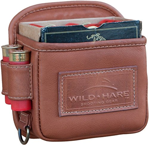 Wild Hare Shooting Gear Peregrine, Wild Hare Leather Carrier, 1 Box, Dusk (Tan) (WH-515L-DK)