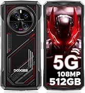 DOOGEE V40 Rugged Smartphone Unlocked 5G,Rugged Phone with 6.78”FHD+120Hz,4nm Dimensity 7300 Octa...