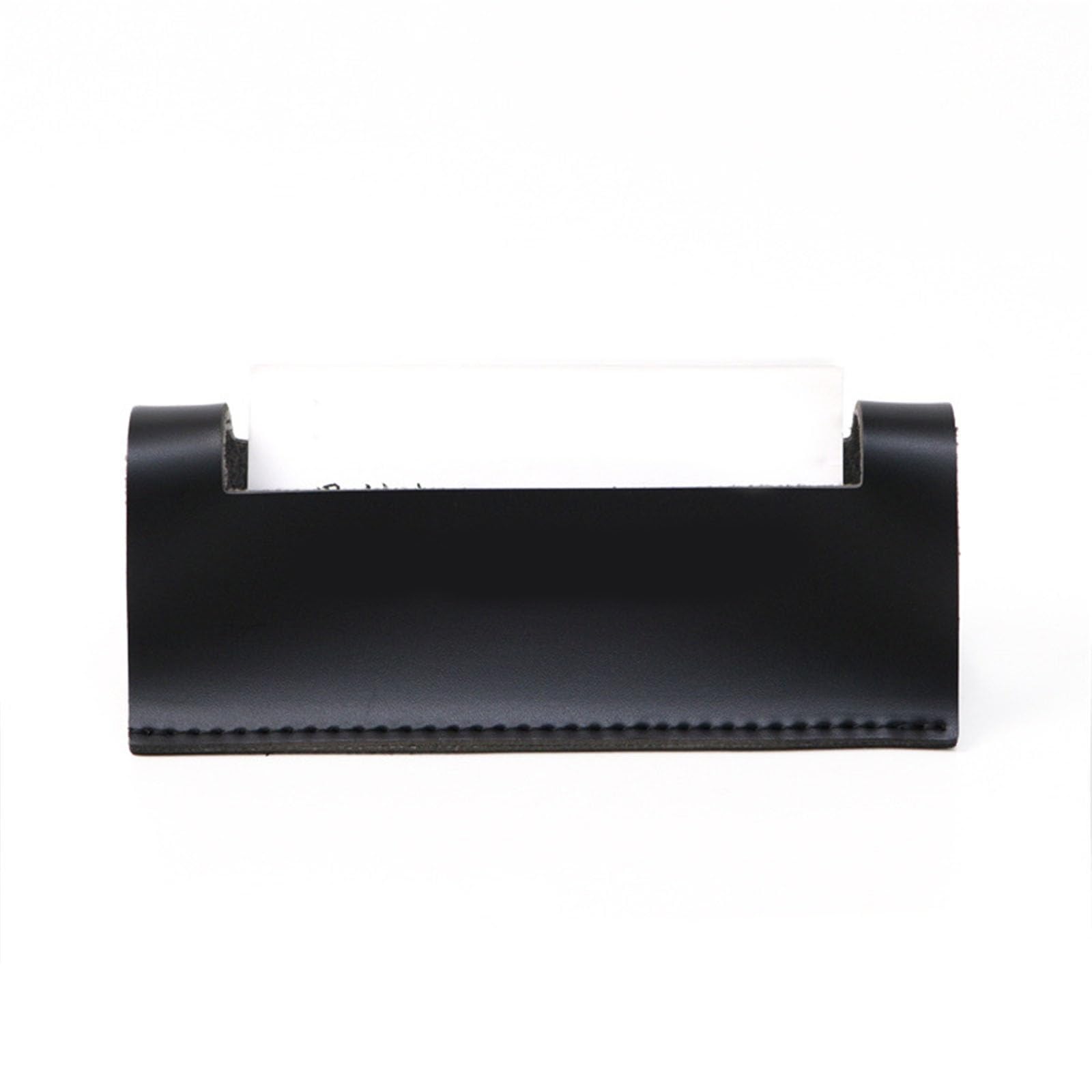 Wcxozerty Noir Business Card Holder Business Card Holder Desk Name Case Office For Office Home(Noir)