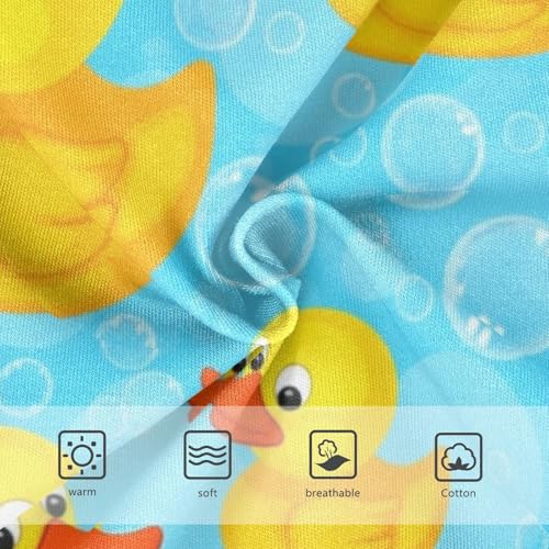 Cute Yellow Duckies Blue Cute Panties Girl Toddler Girls Underwear Cotton Funny Kids Undies Briefs 2t3