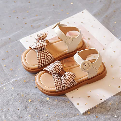 Toddler Kids Girl Open-Toe Casual Beach Sandal Outdoor Bowknot Party Dress Soft Sole Classic Water Shoes2