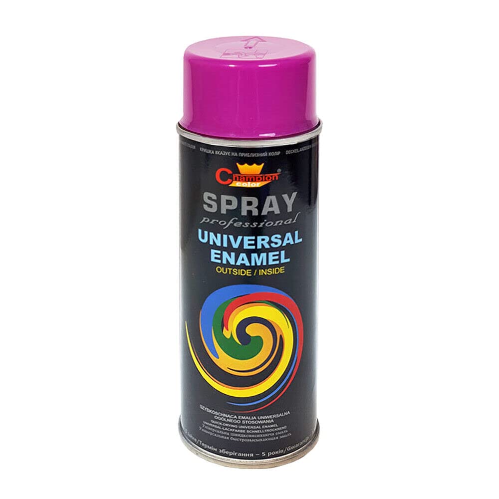 SolaDirect Spray Paint, Universal, Multi-Purpose, Fast Dry for DIY, Hobby, Crafts, Art, Wood, Metal, Ceramics - Signal Violet (RAL 4008)