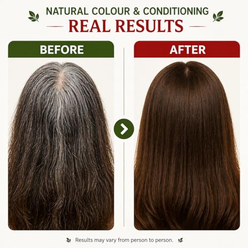 Image of Natural Henna for Hair | Lawsonia Inermis Leaf | Herbal Hair Color for Brown & Red Tones | No Ammonia Chemical Free Hair Dye - 100g