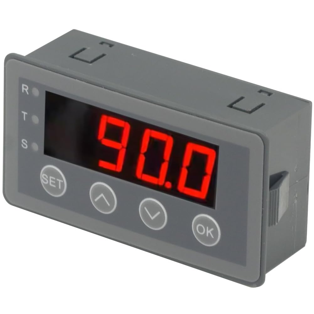 Xnuiasqe Digital Display Meter 0-10V 0-20Ma 2-10V 4-20Ma Analog Signal Input Panel Meter (Standard Edition)