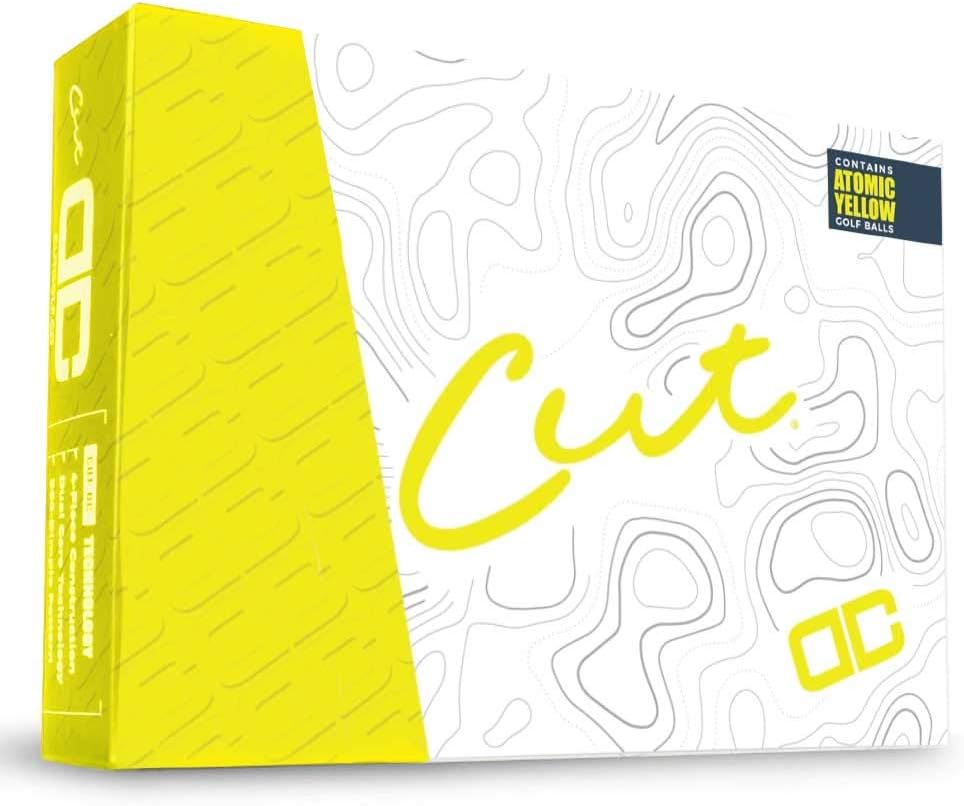 CUT DC Golf Balls Atomic Yellow (CUTDC-YELLOW)