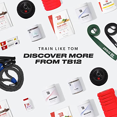 Tb12 Electrolyte Supplement Powder For Fast Hydration By Tom Brady - Natural, Easy To Mix Powder. Low Sugar, Low Calorie, Vegan. Magnesium, Sodium, Potassium, Zinc. (Green Tea Lemon Flavor) #TOP6