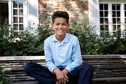 french toast boys relaxed fit twill pant with adjustable waist in standard slim and husky