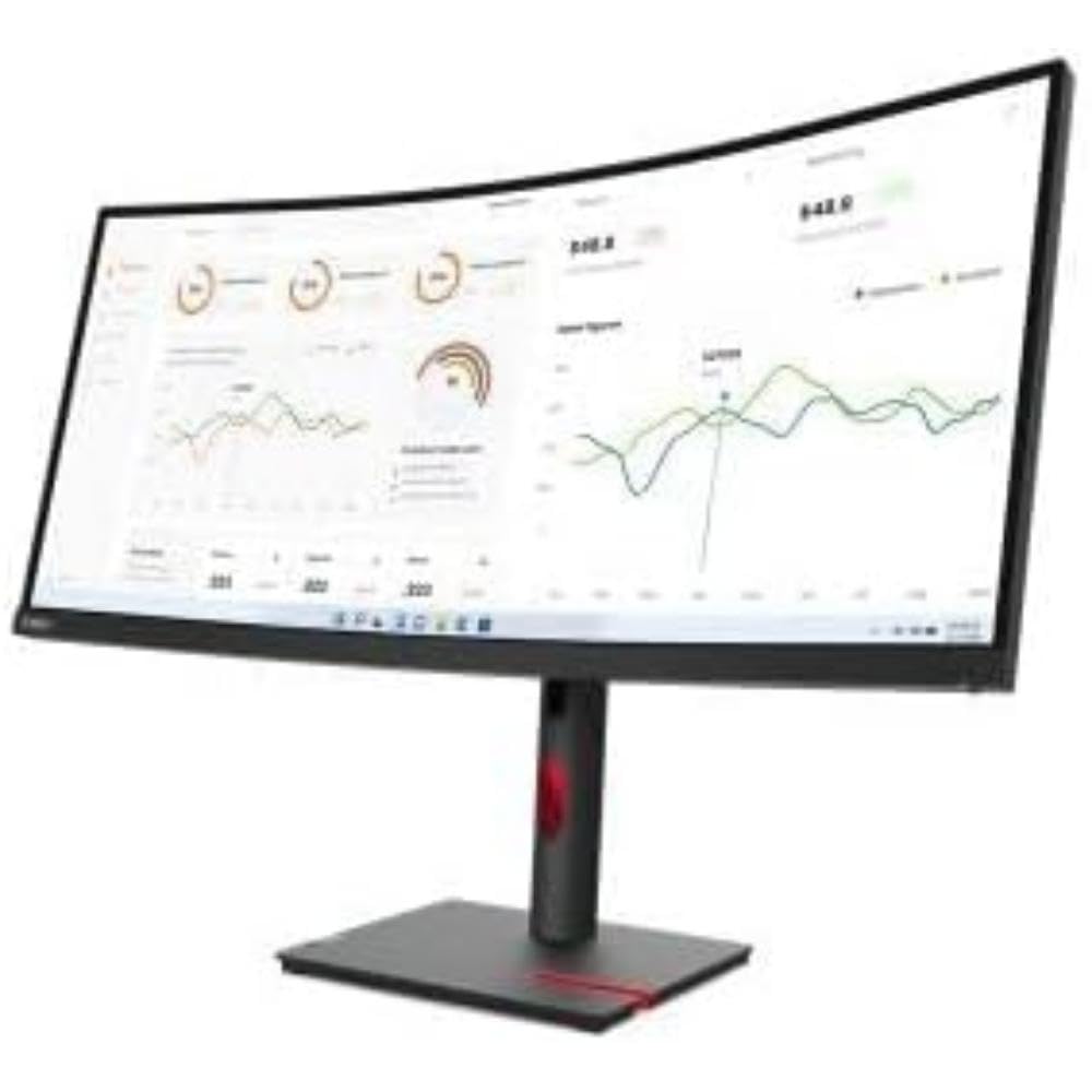 Lenovo ThinkVision T34w-​30 LED display 86,​4 cm [34] 3440 x 1440 Pixel Wide Quad HD Nero (Lenovo ThinkVision T34w-​30)