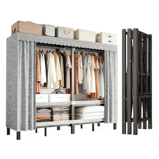 Heavy Duty Foldable Portable Closet Organizer