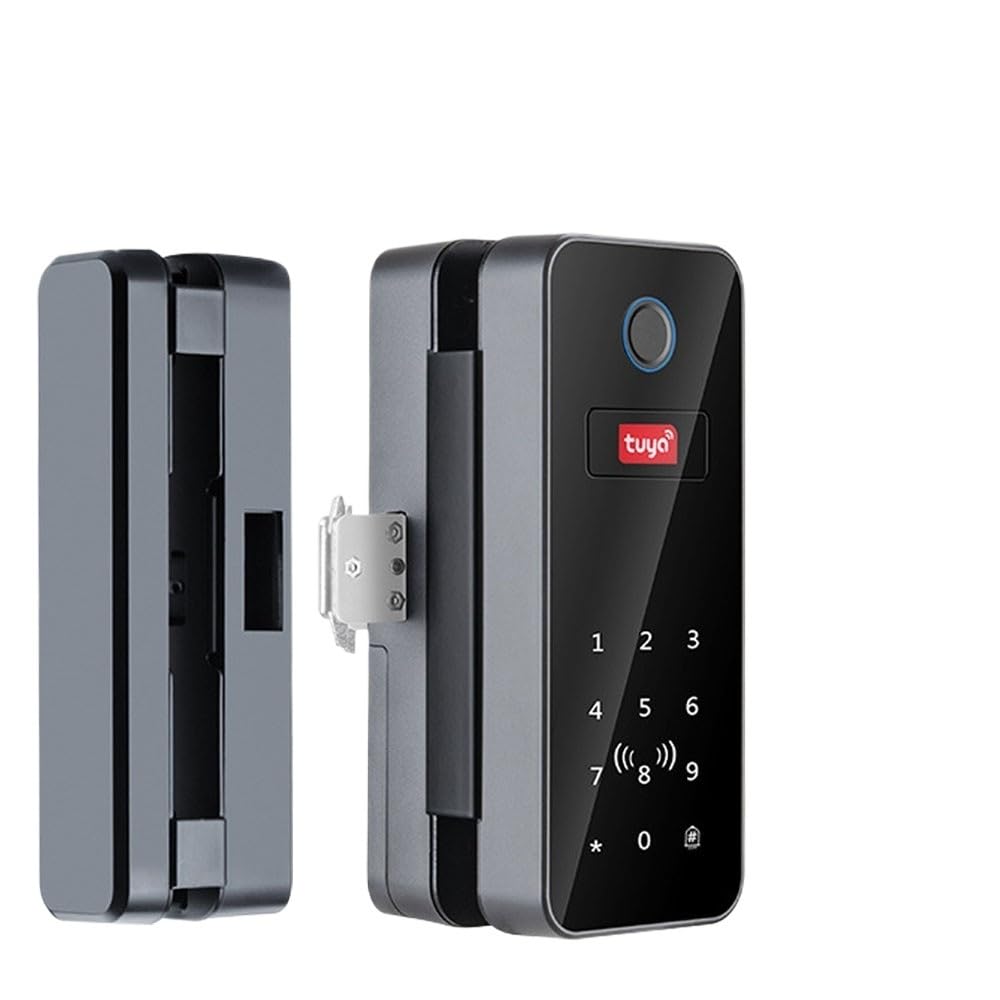 Serrure biométrique pour porte vitrée de bureau et cabinet B12