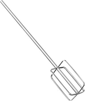 Stainless Steel Meat Stirring Rod 15.74In Thickening Whisk for Hot Pot and Sauce Mixing Kitchen Tool Easy Grip and Cleaning
