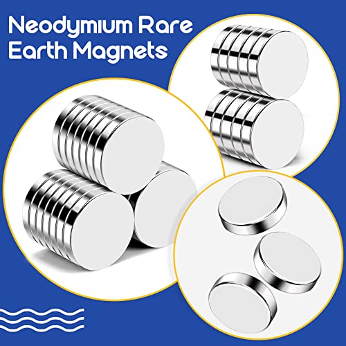 Image of 15Pcs Rare Earth Magnets, 20x3mm Small Neodymium Disc Fridge Magnets for Whiteboard Kitchen