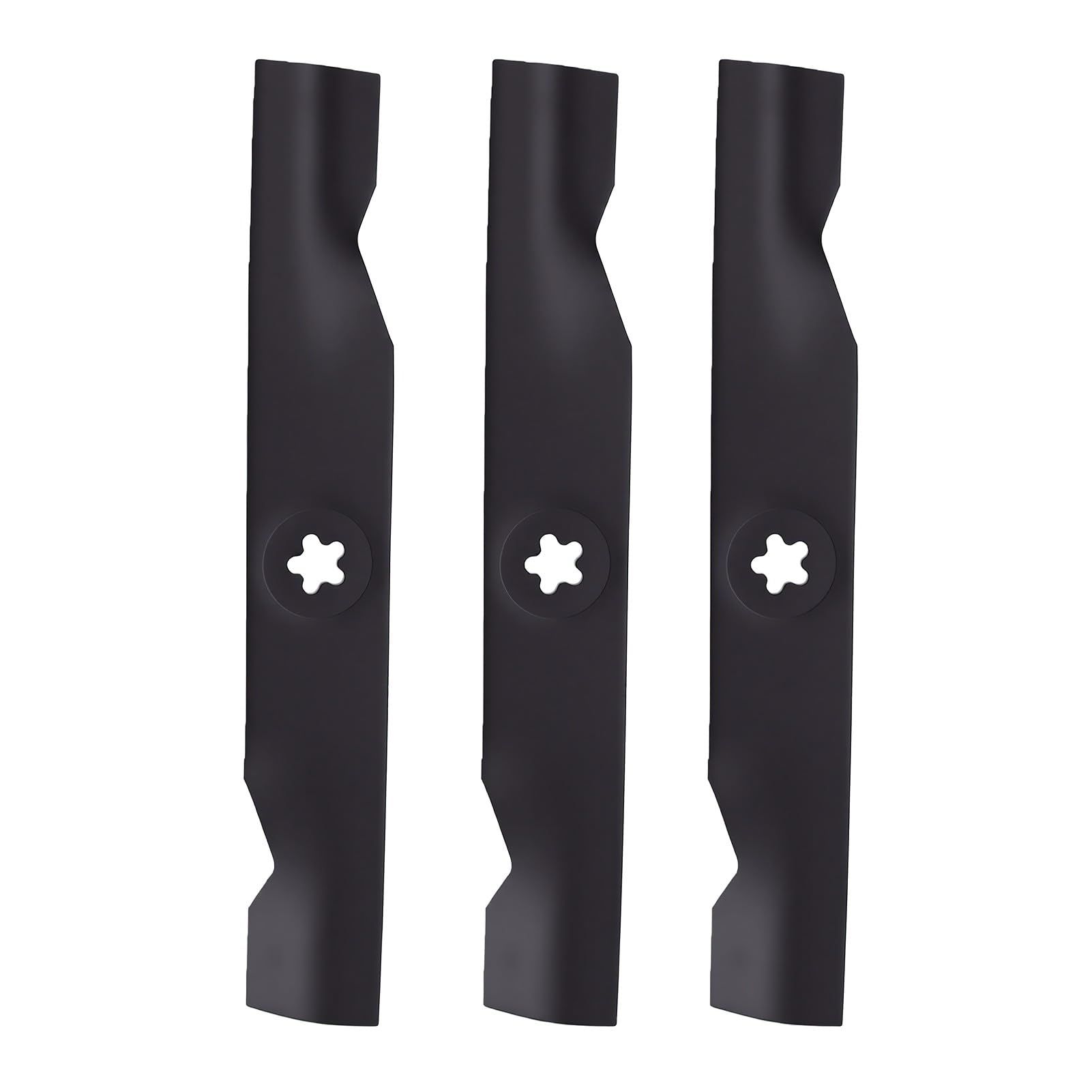 Cuchillas de Repuesto para Cortacésped de Alta Elevación Z248F YTH2348, Cuchillas de Cubierta de Acero Al Carbono Duraderas de 48 Pulgadas para una Recolección Eficiente de Césped, Paquete