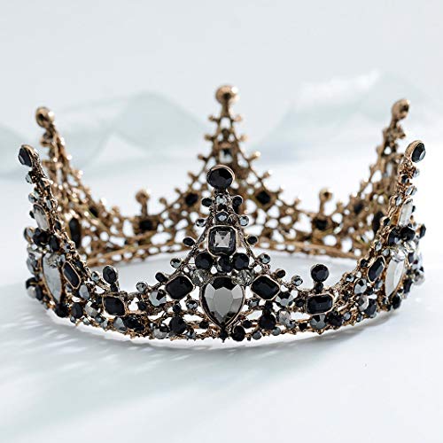 Cagora Black Queen Crowns and Tiaras Crystal Bar in Pakistan